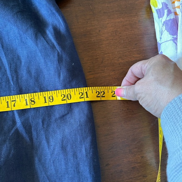 Amanda Uprichard size Medium the Claudette Navy linen mini dress - Picture 7 of 13